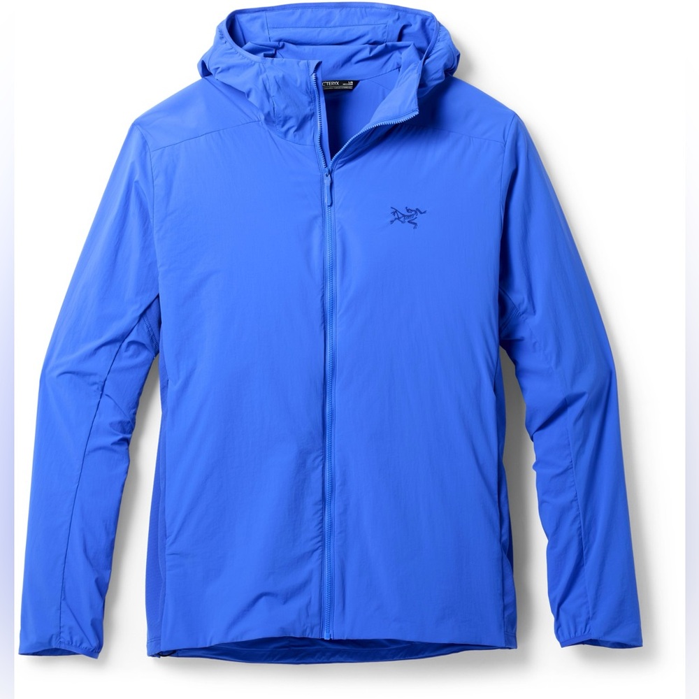NWT Arc'teryx Mns Electra Insulated Atom SL Hoody Hiking Jacket Windbreaker Blue